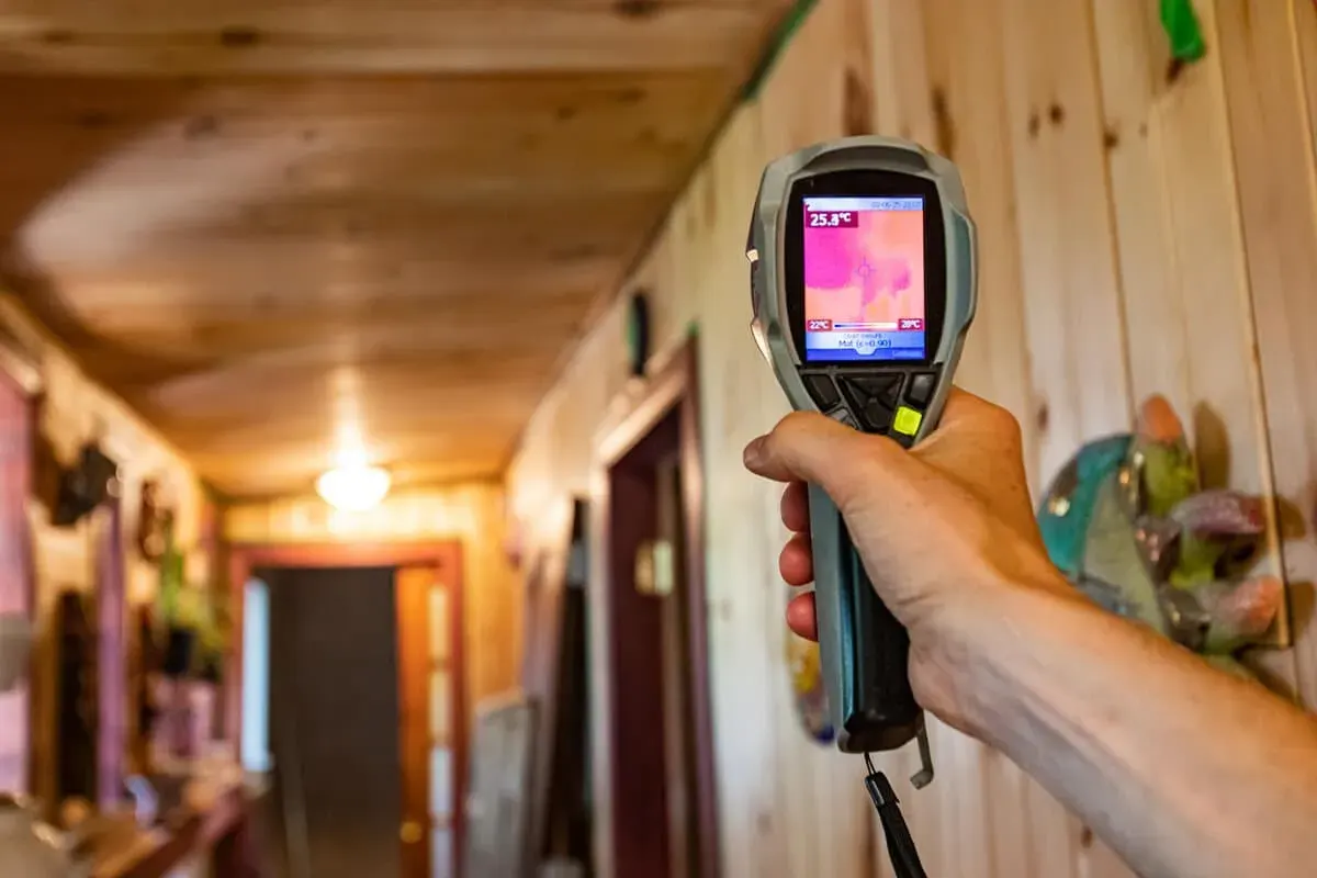 Indoor air quality testing in a Orlando home