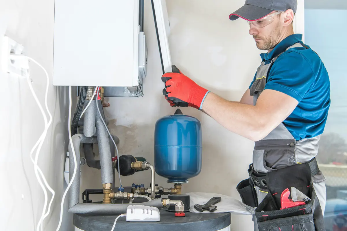 Boiler service in a Orlando residential home