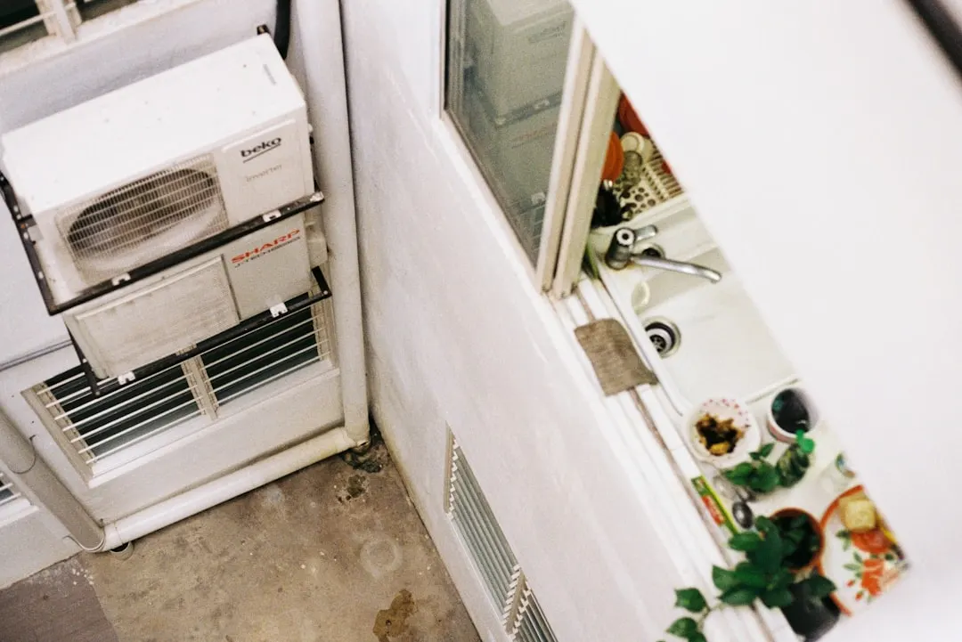 Mechanical room during annual HVAC maintenance in Orlando