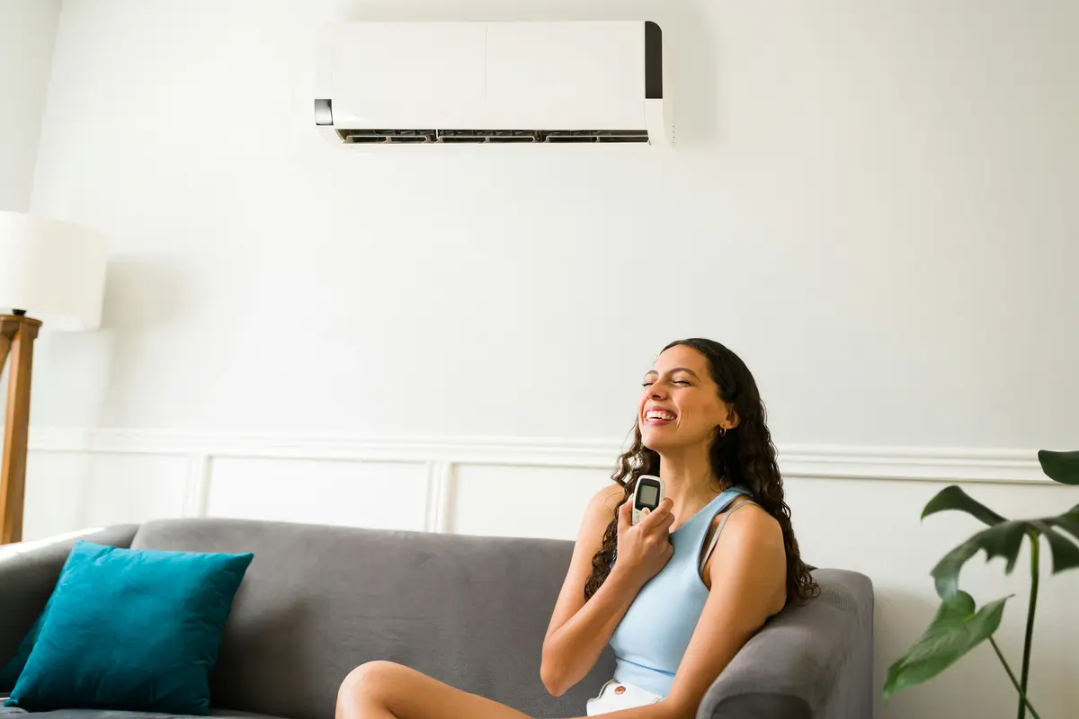 Dual-fan mini-split outdoor condenser unit