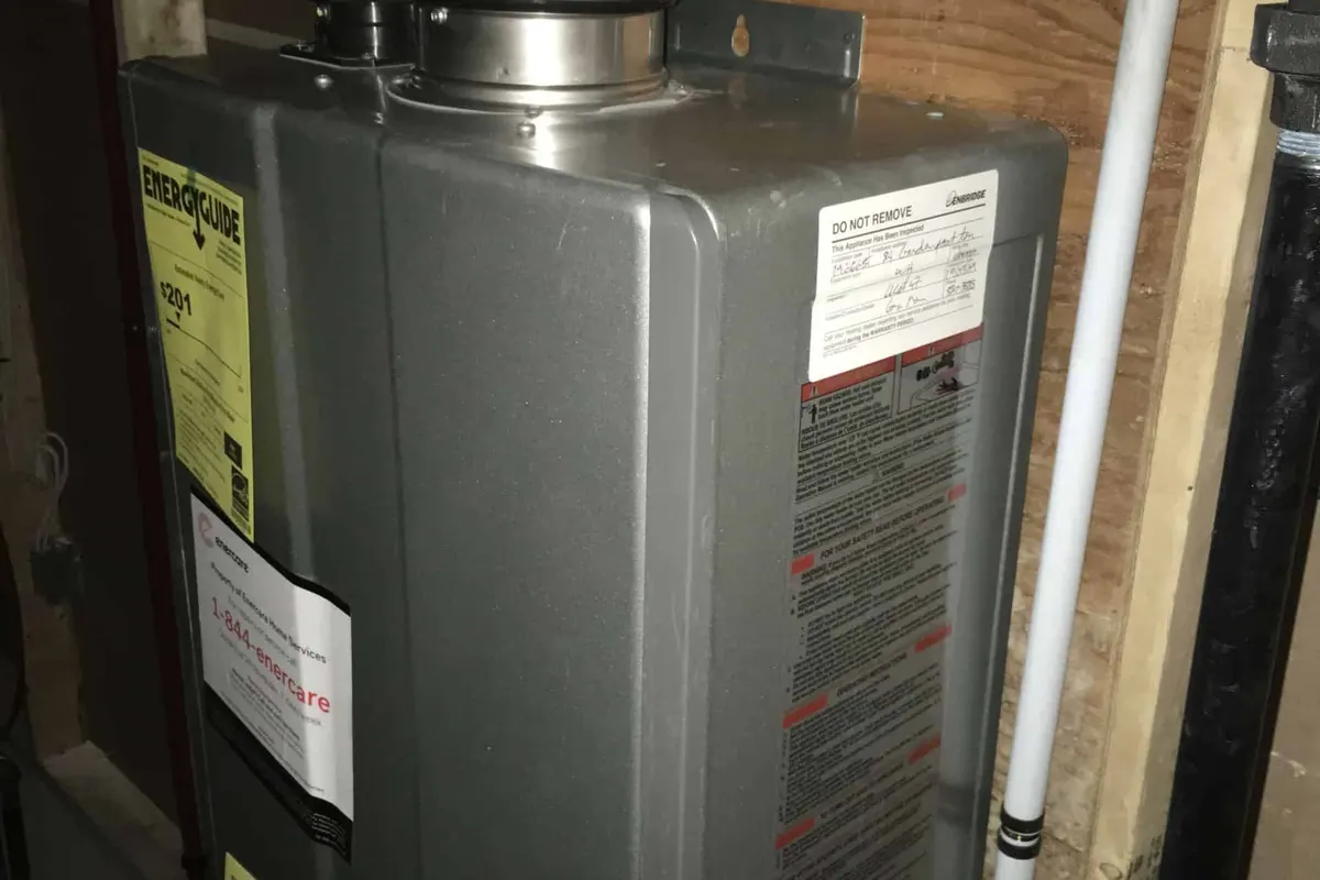 Tankless water heater serving a Orlando residential home